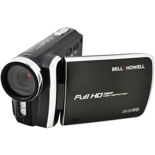 On Sale Bell+Howell 20.0 Megapixel 1080p DV30HD Fun-Flix Slim Camcorder (Black)