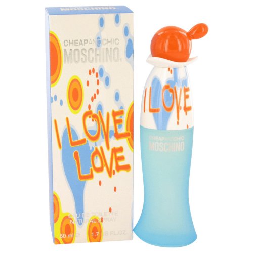 Free Shipping Moschino I Love Love Eau de Toilette 1.7 Oz Spray For Women