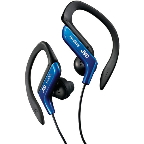 Free Shipping Blue JVC Ear-Clip Earbuds