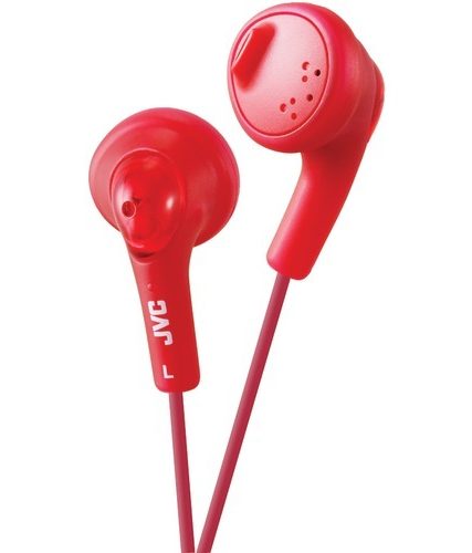 JVC Gumy Earbuds (red)