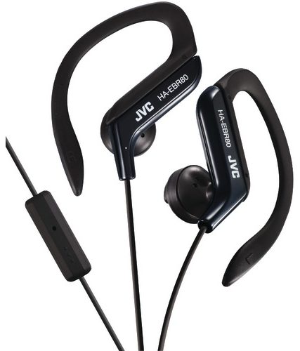 JVC Sport-clip In-ear Ear-clip Headphones With Microphone & Remote (black)