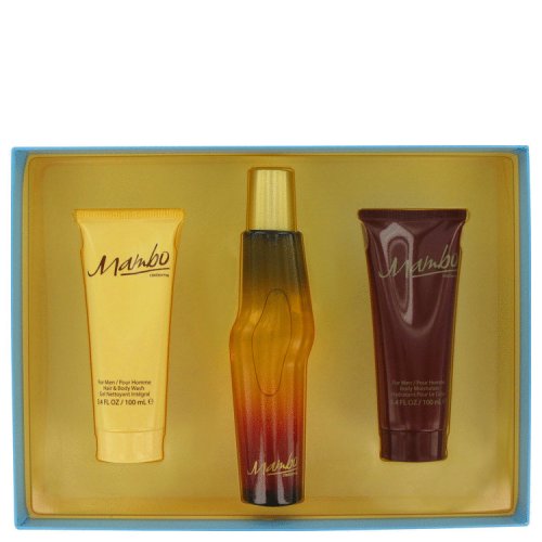 Clearance Price Mambo By Liz Claiborne Gift Set 3.4 Oz Cologne Spray + 3.4 Oz Body Wash + 3.4 Oz Body Moisturizer