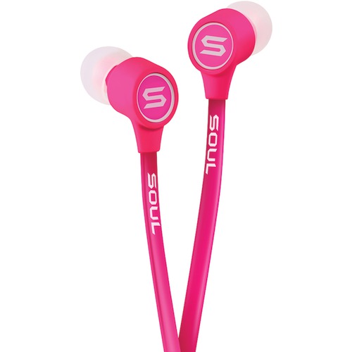 Best Savings Soul K-Pop In-Ear Headphones (Neon Pink)